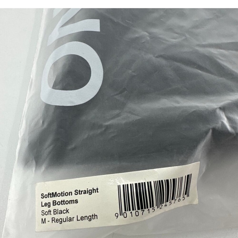 SoftMotion Straight Leg Bottoms - Black